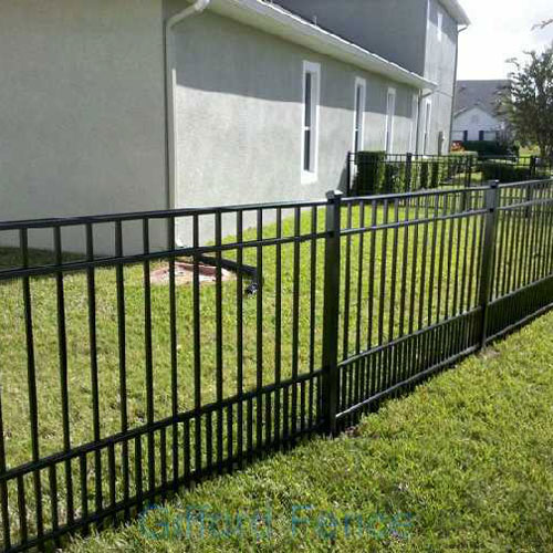 aluminum picket fence